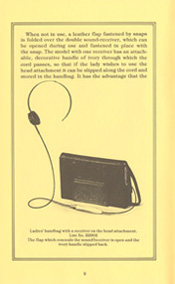 Siemens Halske ladies' handbag hearing device