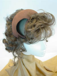 Hair receptor on model head
