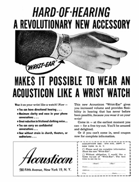 Acousiton Wrist-Ear advertisement