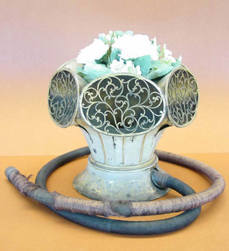 Flower vase receptacle, ca. 1810