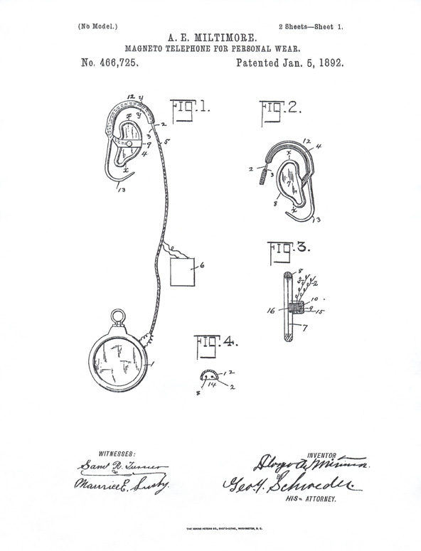Magneto patent, page 1